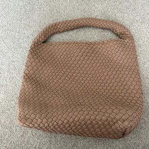 Tan Woven Women's Bag